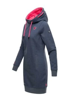 Navahoo Jurk - Dusty Blue Melange -Navahoo 03083127eaa748ddb7b566e9459a2ff7