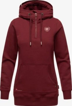Navahoo Hoodies Sweatshirt Zauberelfe Dames Bordeaux