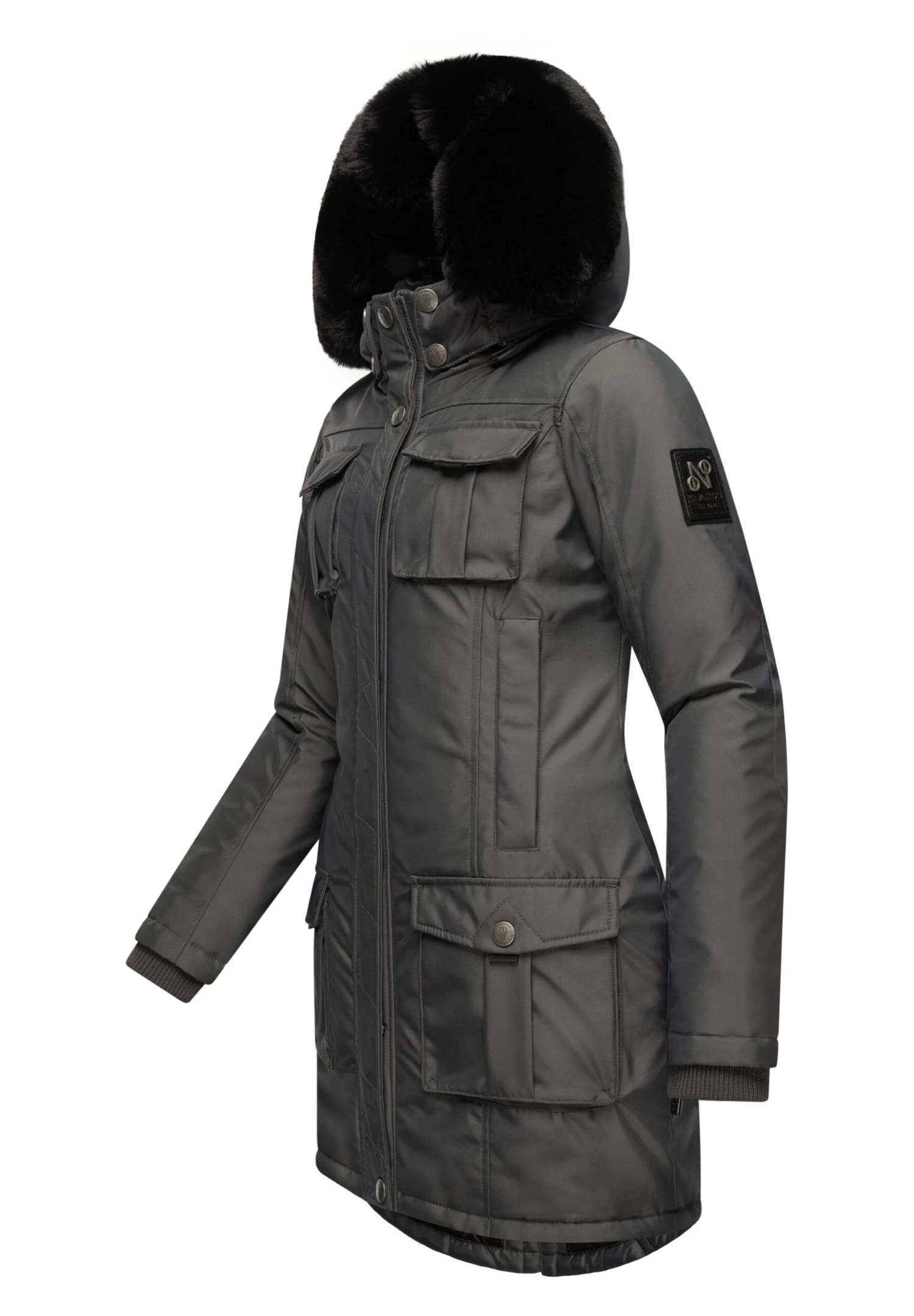 Navahoo Tiniis - Winterjas - Dark Grey 3 Navahoo Tiniis - Winterjas - Dark Grey - Afbeelding 3