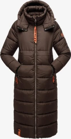 Navahoo Wintermantels Wintermantel Dames Mokka