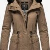 Navahoo Parkas Winterparka Dames Lichtbruin