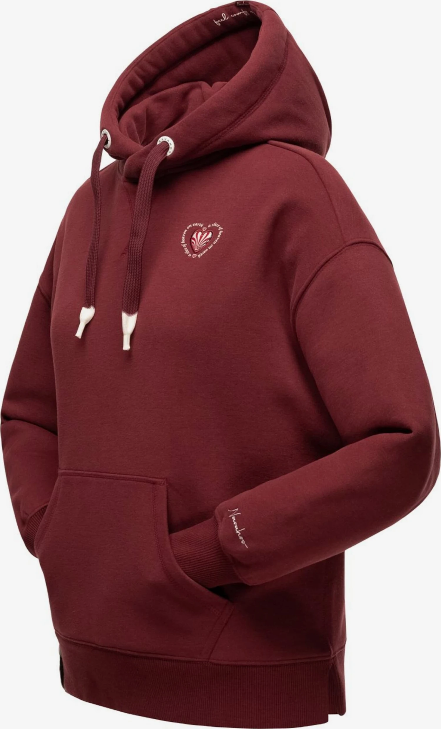 Navahoo Hoodies Sweatshirt Goldfee Dames Bordeaux 2 Navahoo Hoodies Sweatshirt Goldfee Dames Bordeaux - Afbeelding 2