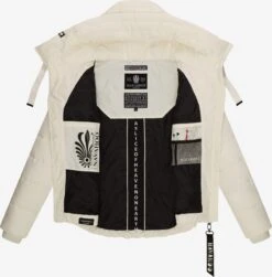 Navahoo Winterjassen Winterjas Amayaa Dames Wit -Navahoo 14c195cdd2cecdfd442e4f6ff23e68be