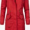 Navahoo Parkas Winterparka Kin-Joo Dames Vuurrood