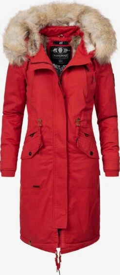 Navahoo Parkas Winterparka Kin-Joo Dames Vuurrood