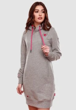 Navahoo Mini Jurken Jurk Dames Grijs Gemêleerd -Navahoo 1895f873f8c030d5fbeda248a9395ffb scaled