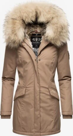 Navahoo Parkas Winterparka Cristal Dames Lichtbruin