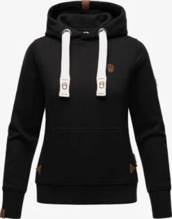 Navahoo Hoodies Sweatshirt Damlaa Dames Zwart