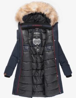 Navahoo Wintermantels Wintermantel Halina Dames Navy -Navahoo 1e9a7c22856eba3aa7f346650af0102d scaled