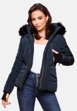 Navahoo Winterjassen Winterjas Adele Dames Donkerblauw -Navahoo 276689bbae6a0d3ba023f466699f0237 scaled