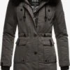 Navahoo Parkas Winterparka Dames Grijs