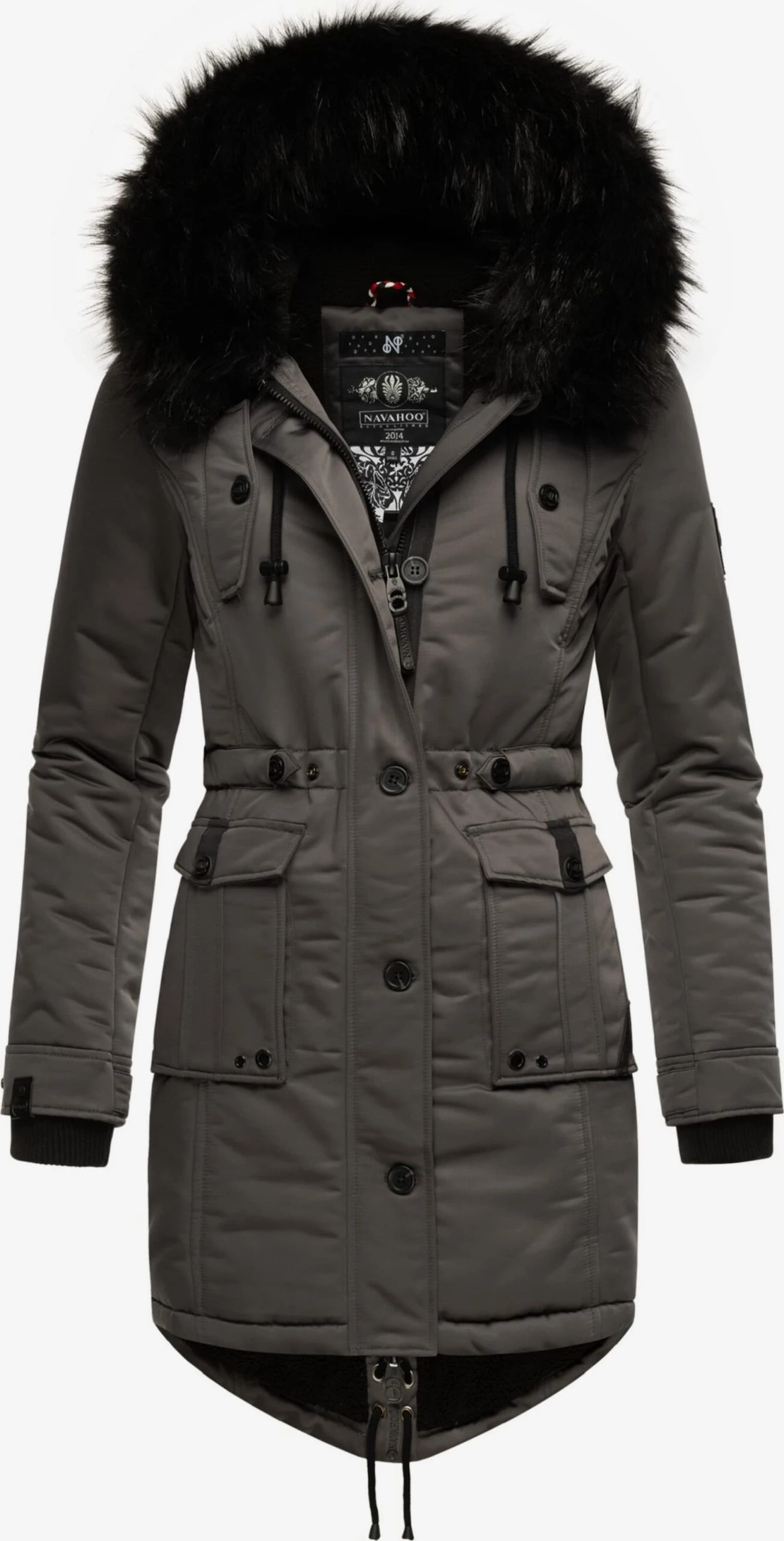Navahoo Parkas Winterparka Dames Grijs 1 Navahoo Parkas Winterparka Dames Grijs