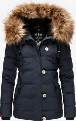 Navahoo Winterjassen Winterjas Zoja Dames Donkerblauw