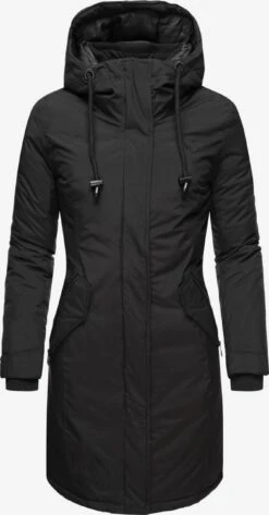 Navahoo Wintermantels Wintermantel Dames Zwart