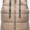 Navahoo Bodywarmers Bodywarmer Kassidy Dames Taupe