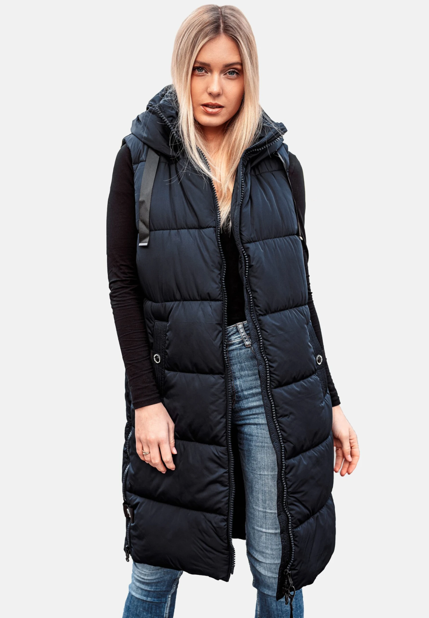 Navahoo Schnuffelchen - Bodywarmer - Navy 2 Navahoo Schnuffelchen - Bodywarmer - Navy - Afbeelding 2