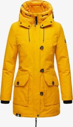 Navahoo Parkas Winterparka Freeze Storm Dames Limoen