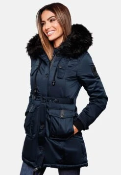 Navahoo Parkas Winterparka Dames Donkerblauw -Navahoo 334df9252b7e5c09dd0ed12d3d4e3ccf scaled