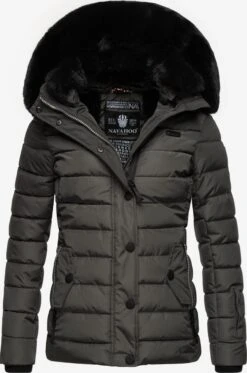 Navahoo Winterjassen Winterjas Milianaa Dames Antraciet