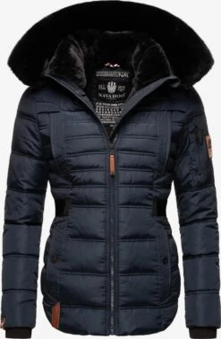 Navahoo Winterjassen Winterjas Melikaa Dames Navy
