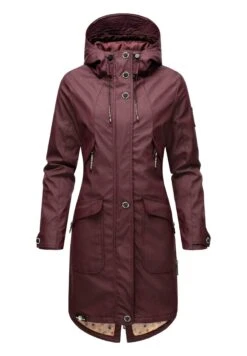 Navahoo Parka - Dark Red Melange