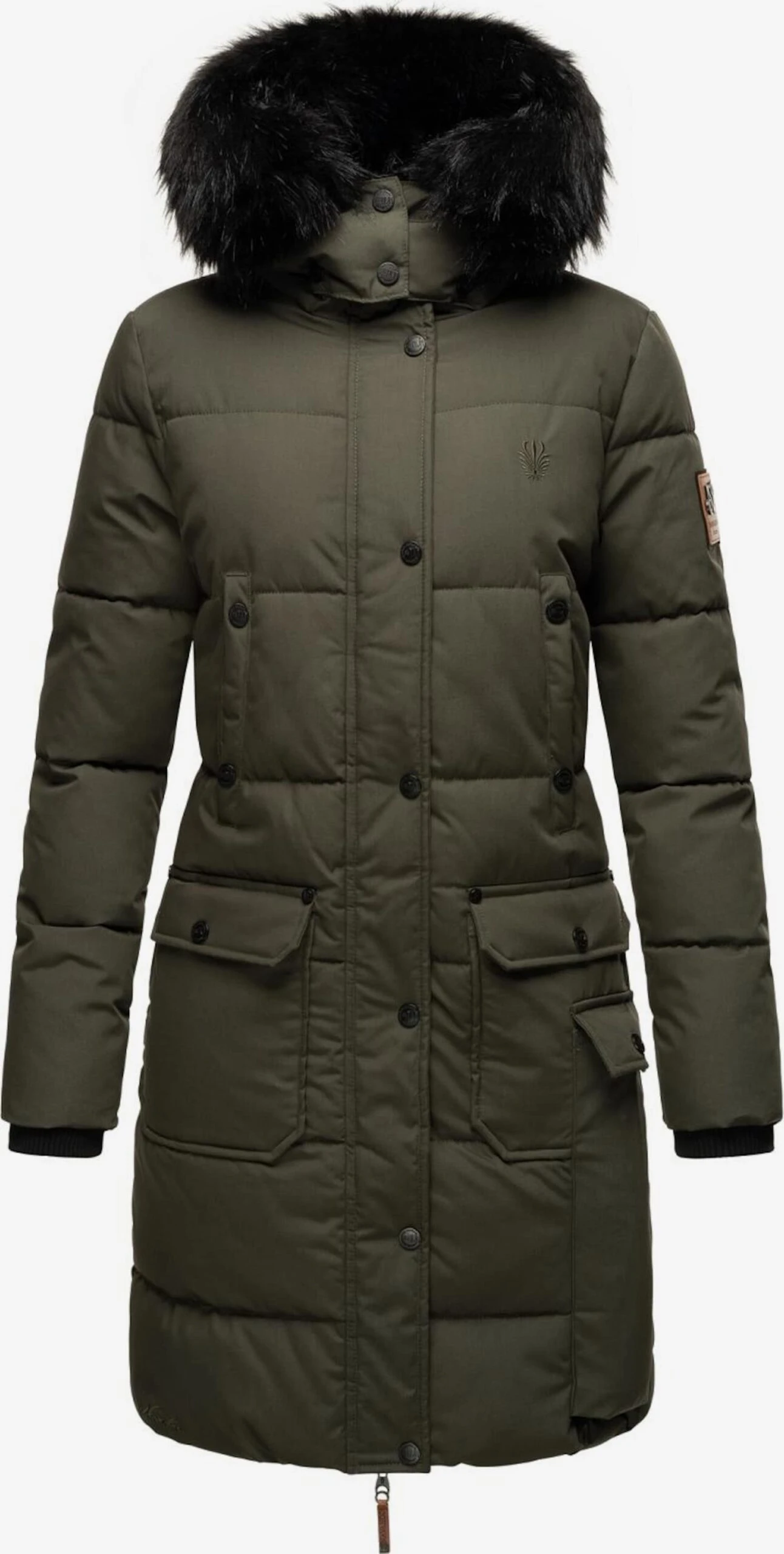 Navahoo Wintermantels Wintermantel Cosimaa Dames Antraciet 4 Navahoo Wintermantels Wintermantel Cosimaa Dames Antraciet - Afbeelding 4