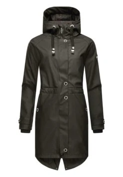 Navahoo Rainy Flower - Parka - Black