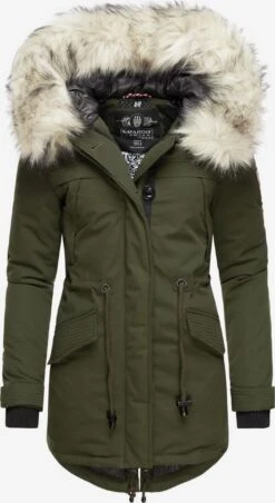 Navahoo Parkas Winterparka Dames Groen