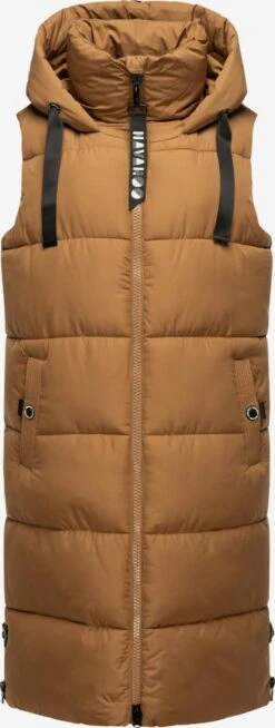 Navahoo Bodywarmers Bodywarmer Dames Karamel