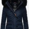 Navahoo Winterjassen Winterjas Wisteriaa Dames Navy