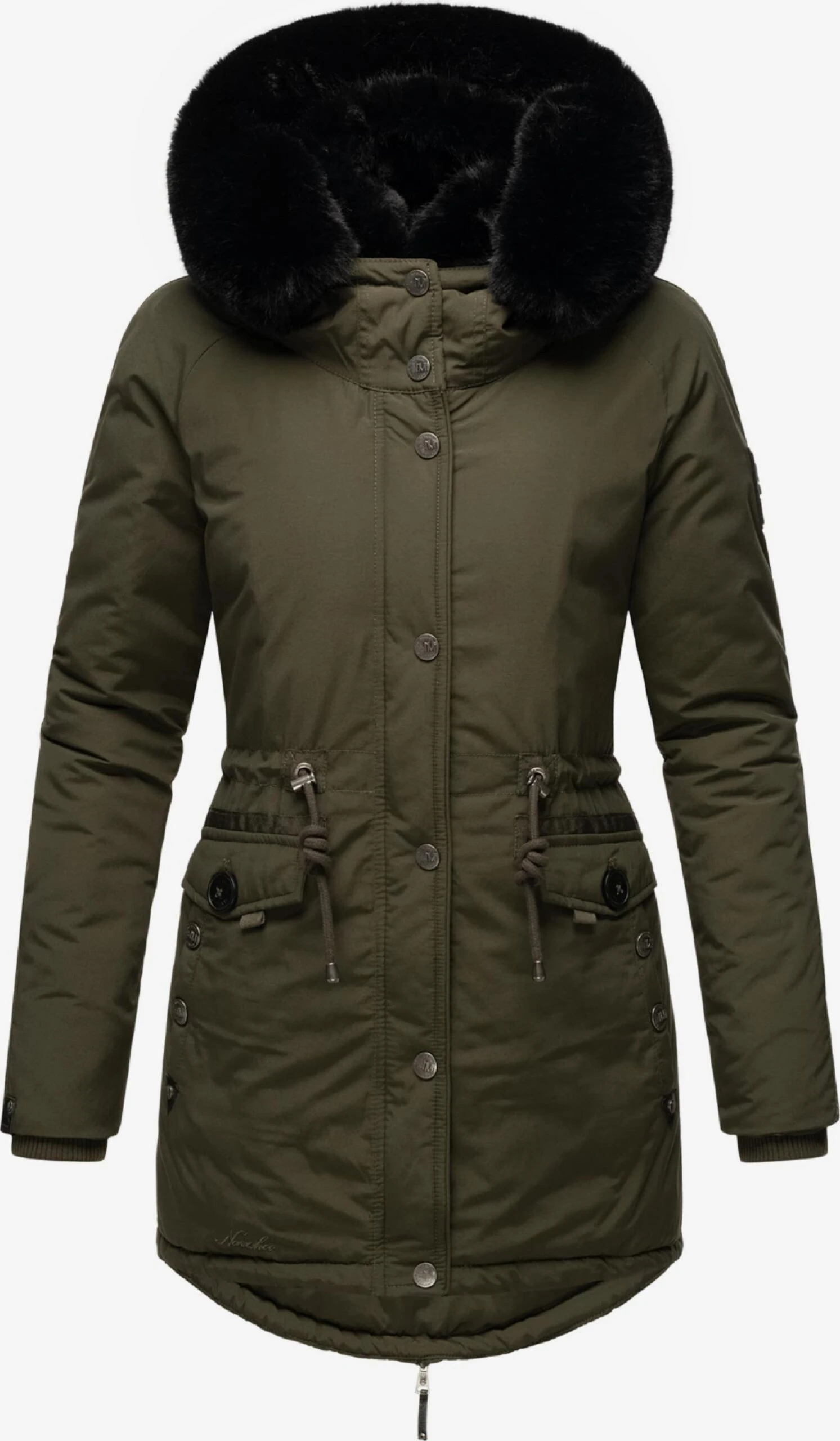 Navahoo Parkas Winterparka Sweety Deluxe Dames Kaki 4 Navahoo Parkas Winterparka Sweety Deluxe Dames Kaki - Afbeelding 4
