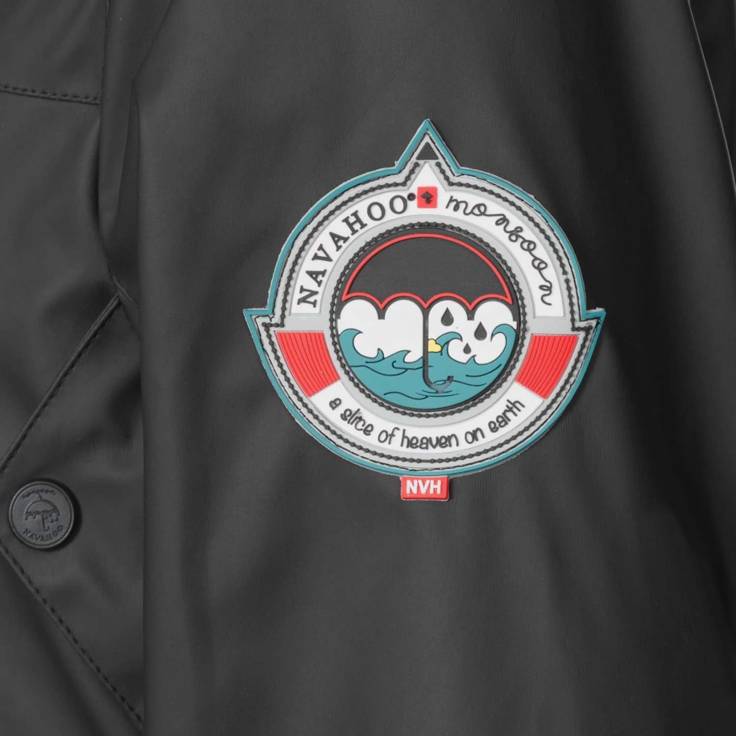 Navahoo Regenmantels Tussenmantel Deike Dames Zwart 6 Navahoo Regenmantels Tussenmantel Deike Dames Zwart - Afbeelding 6