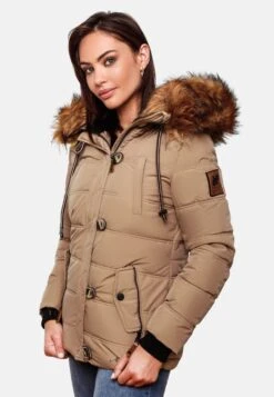 Navahoo Winterjassen Winterjas Zoja Dames Taupe -Navahoo 4cad5ac0950677870dadbbd087e8f7d8 scaled