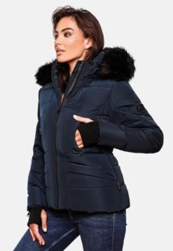 Navahoo Winterjassen Winterjas Adele Dames Donkerblauw -Navahoo 4ea85231657248d75475838de767eee0 scaled