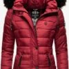 Navahoo Winterjassen Winterjas Zuckerbiene Dames Bordeaux