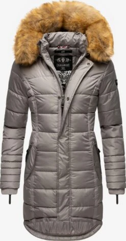 Navahoo Wintermantels Wintermantel Papaya Dames Zilvergrijs