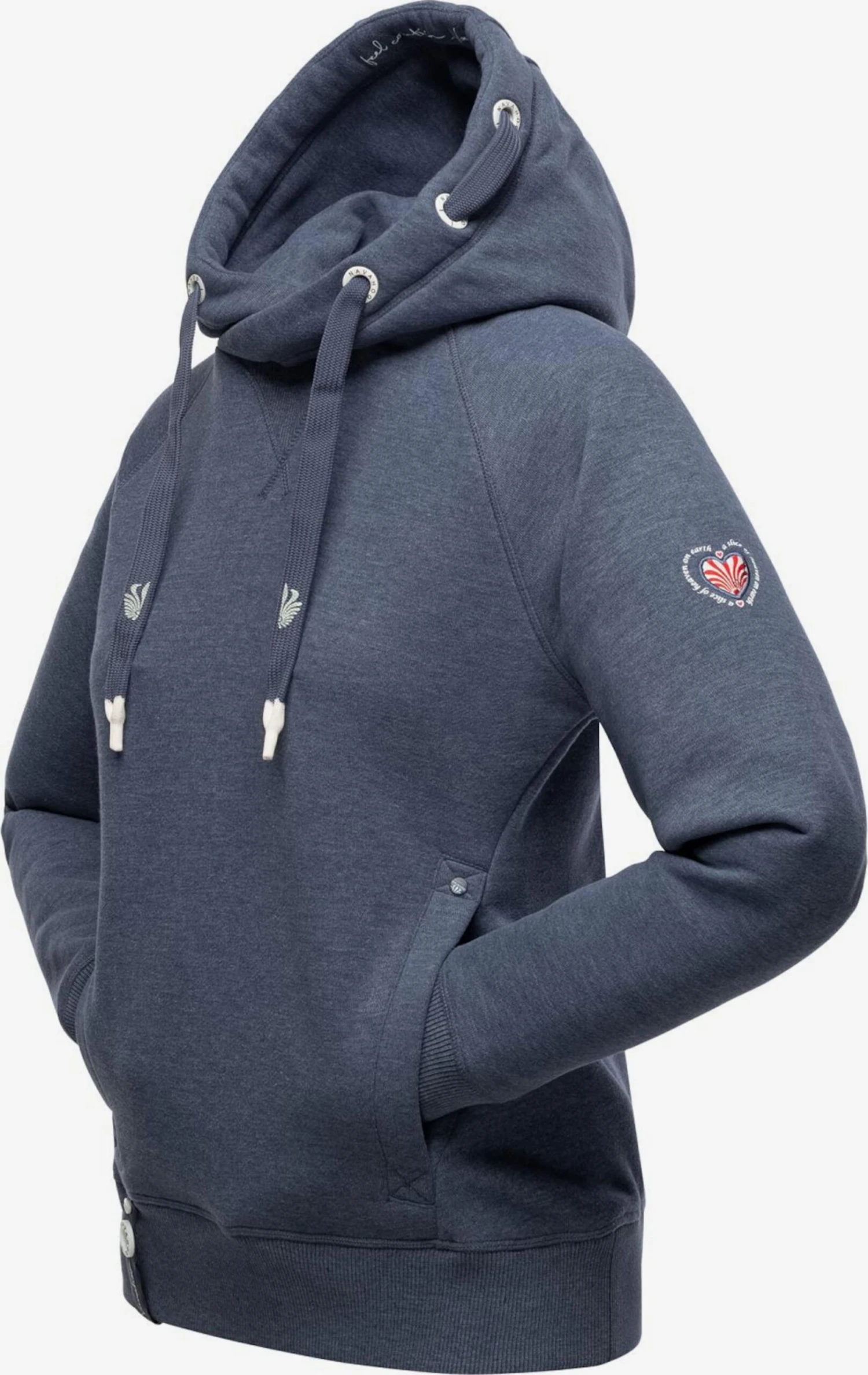 Navahoo Hoodies Sweatshirt Liebesmäuschen Dames Duifblauw 2 Navahoo Hoodies Sweatshirt Liebesmäuschen Dames Duifblauw - Afbeelding 2