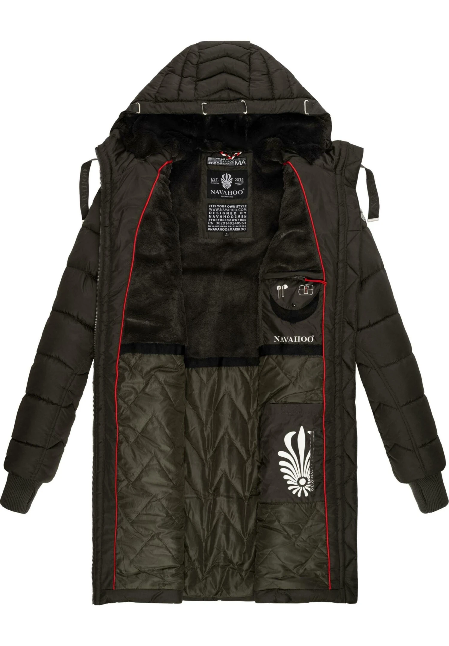 Navahoo Winterjas - Dark Grey 5 Navahoo Winterjas - Dark Grey - Afbeelding 5