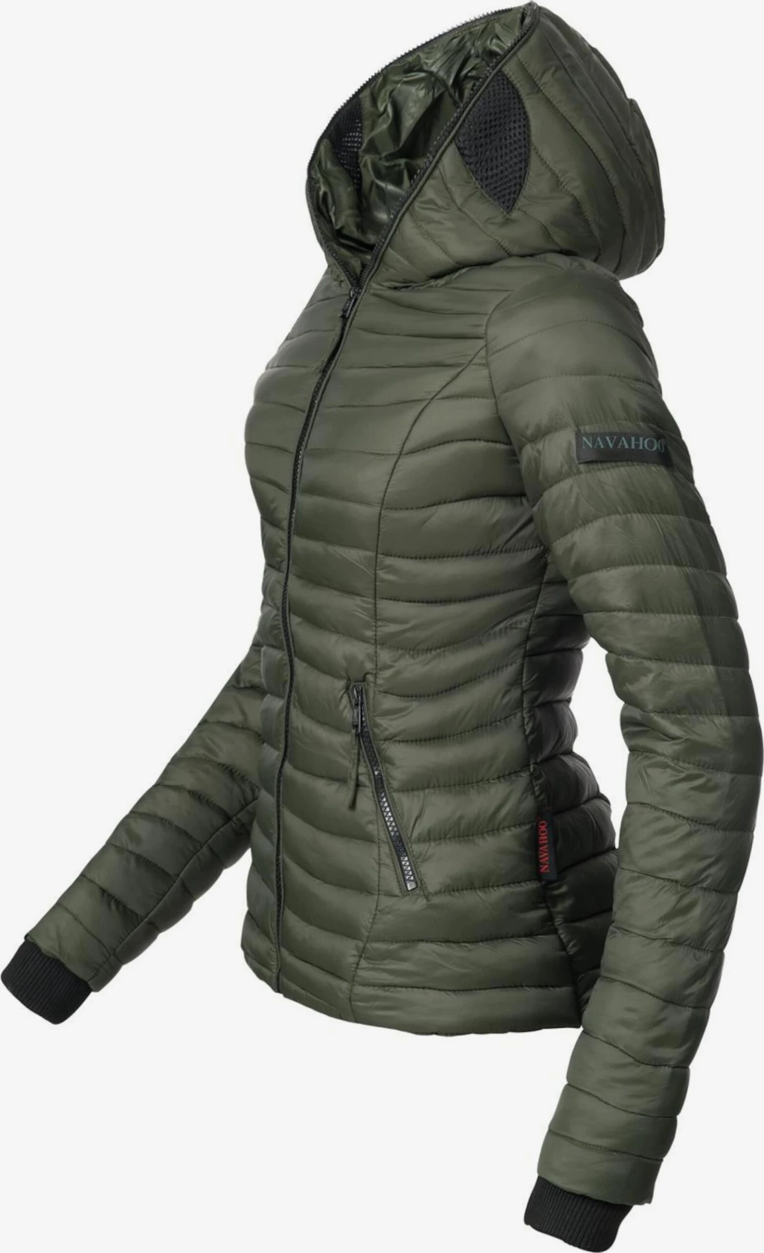 Navahoo Tussenjassen Tussenjas Kimuk Dames Olijfgroen 3 Navahoo Tussenjassen Tussenjas Kimuk Dames Olijfgroen - Afbeelding 3