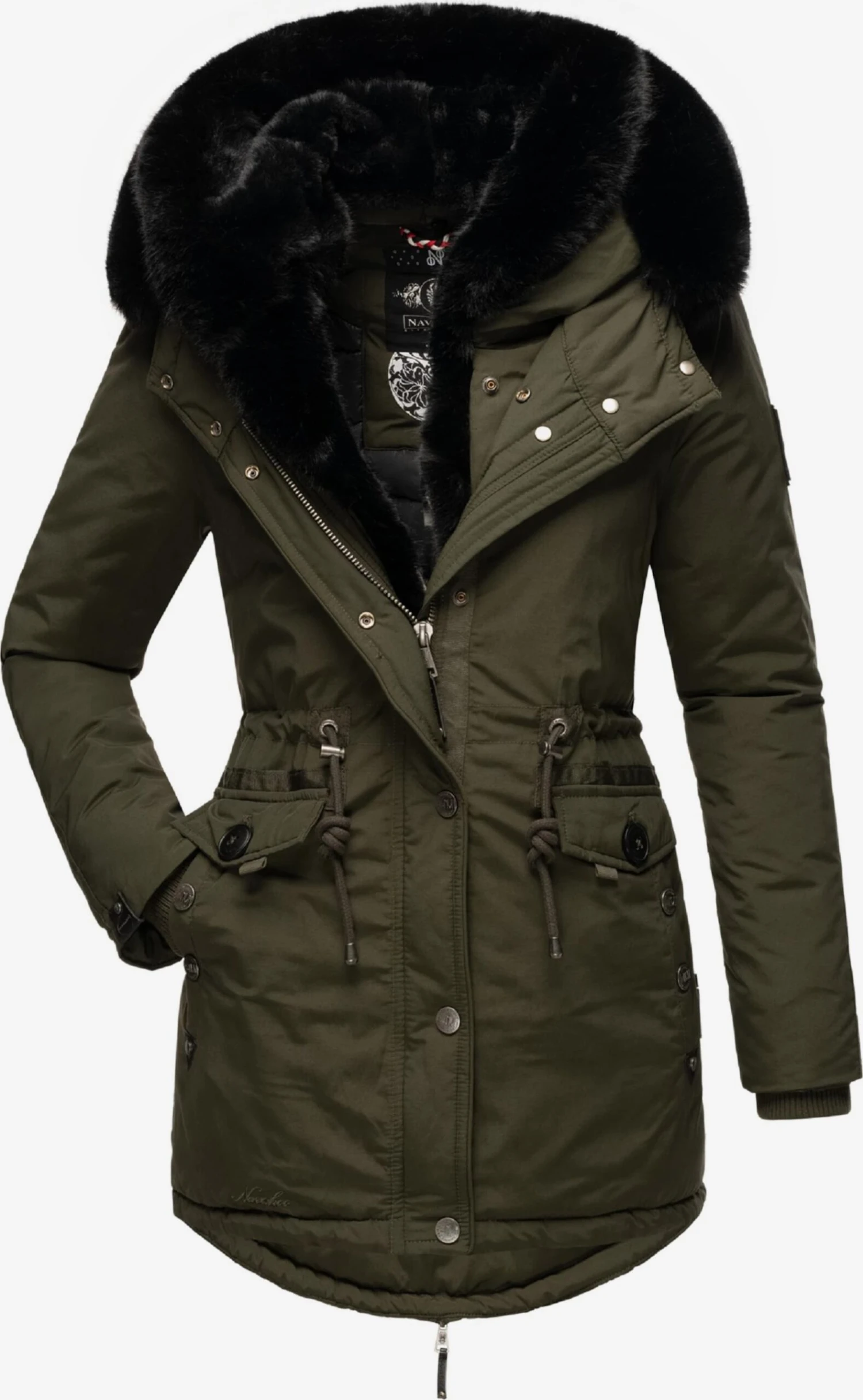 Navahoo Parkas Winterparka Sweety Deluxe Dames Kaki 1 Navahoo Parkas Winterparka Sweety Deluxe Dames Kaki