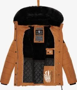 Navahoo Winterjassen Winterjas Milianaa Dames Donkergeel -Navahoo 618b2b90ba0330d3cafe0f6c475f2afa scaled