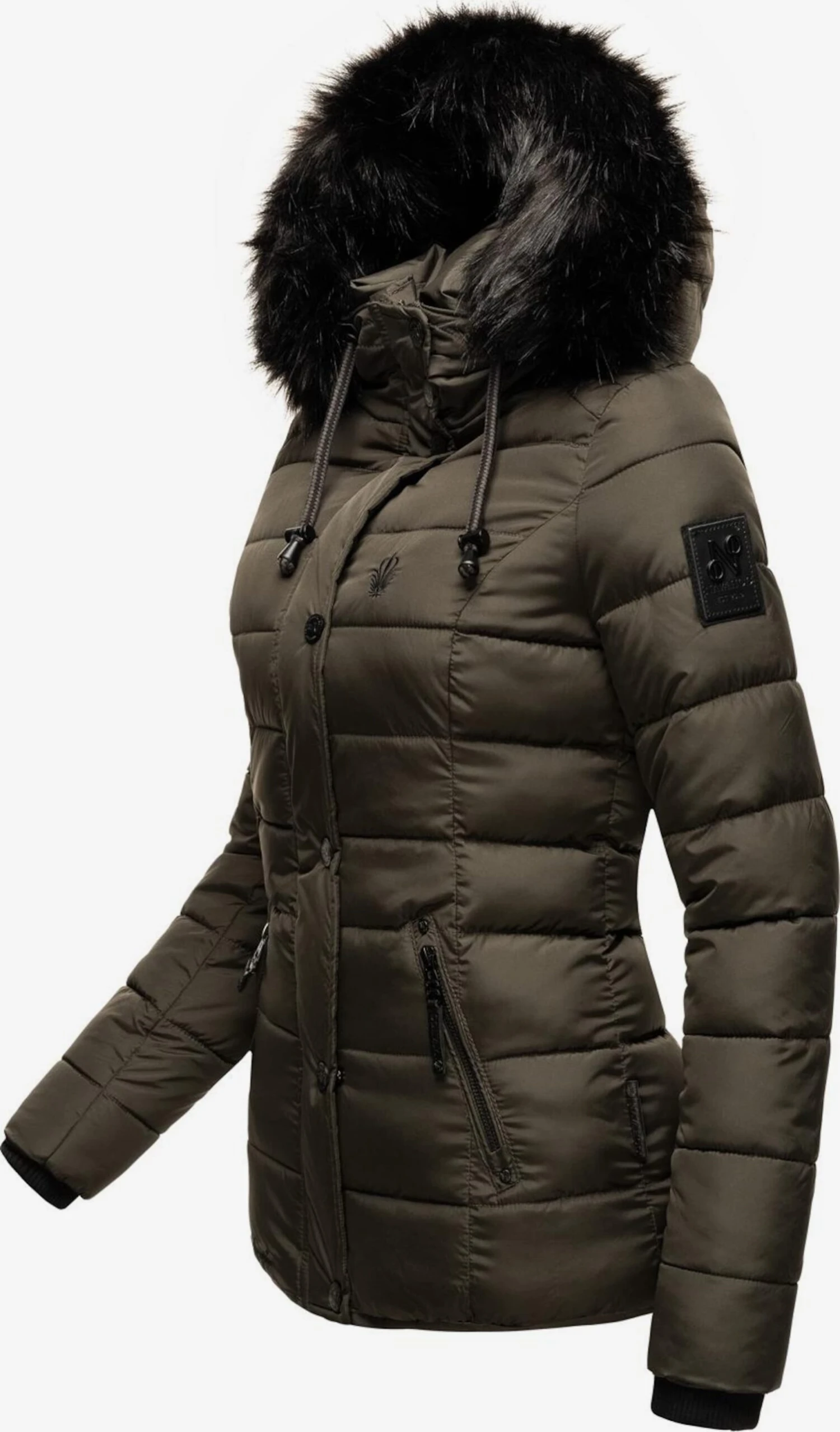 Navahoo Winterjassen Winterjas Zuckerbiene Dames Antraciet 2 Navahoo Winterjassen Winterjas Zuckerbiene Dames Antraciet - Afbeelding 2