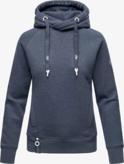 Navahoo Hoodies Sweatshirt Liebesmäuschen Dames Duifblauw