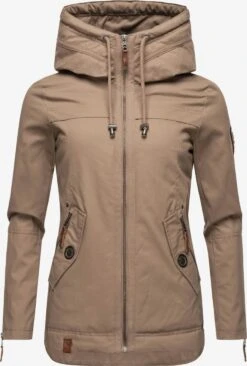 Navahoo Tussenjassen Tussenjas Wekoo Dames Lichtbruin