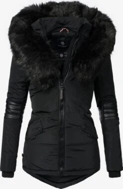 Navahoo Winterjassen Winterjas Nirvana Dames Zwart
