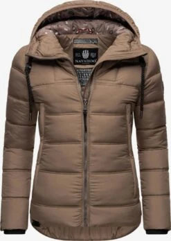 Navahoo Winterjassen Winterjas Renesmee Dames Lichtbruin