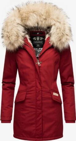 Navahoo Parkas Winterparka Cristal Dames Bloedrood