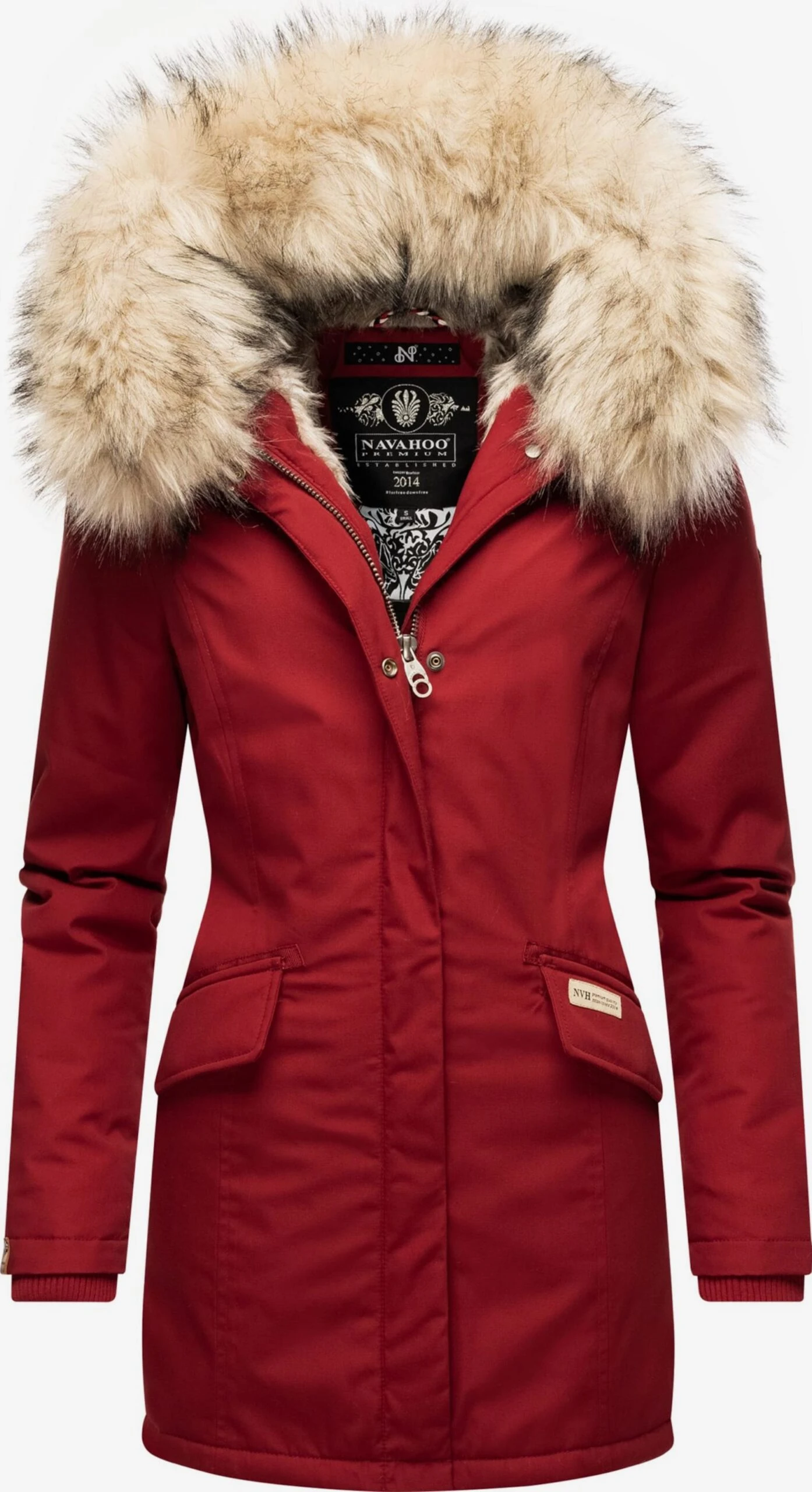 Navahoo Parkas Winterparka Cristal Dames Bloedrood 1 Navahoo Parkas Winterparka Cristal Dames Bloedrood