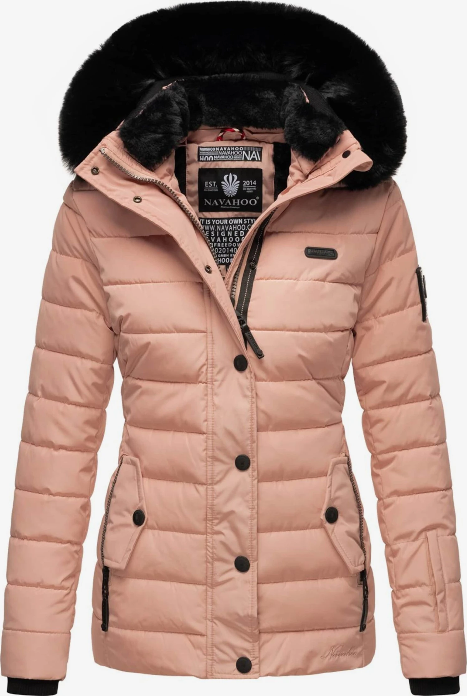 Navahoo Winterjassen Winterjas Milianaa Dames Roze