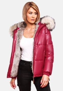 Navahoo Winterjassen Winterjas Tikunaa Dames Fuchsia -Navahoo 74b35bdde41e52464f06da1665cd6aed scaled